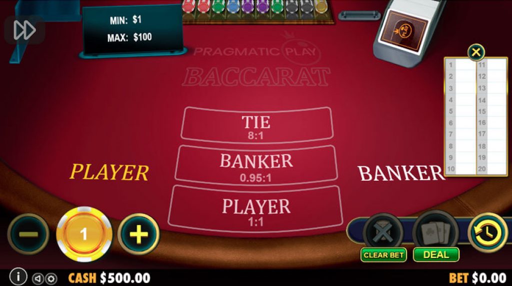 baccarat play free online