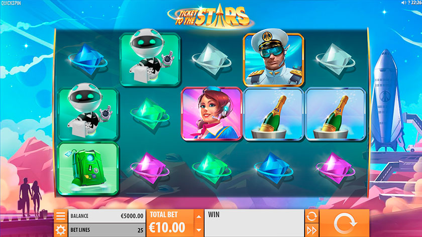ticket to the stars free slot